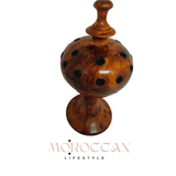 Handmade Incense burner, High Quality Hand craved Moroccan Thuya Wood incense burner,  - مبخرة ملكية مصنوعة يدويًا، مبخرة من خشب التويا المغربي عالي الجودة