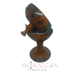 Handmade Incense burner, High Quality Hand craved Moroccan Thuya Wood incense burner,  - مبخرة ملكية مصنوعة يدويًا، مبخرة من خشب التويا المغربي عالي الجودة