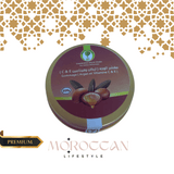 Luxuy Moroccan Argan Scrub, Made with pure Argan Oil,For Body and face. 200gr - مقشر الأرغان المغربي الفاخر، مصنوع من زيت الأرغان النقي، للجسم والوجه. 200 جرام