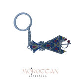 Amazigh Berber keyring craft Moroccan metal key chain - سلسلة مفاتيح أمازيغية بربرية مصنوعة من المعدن المغربي