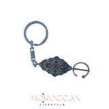 Amazigh Berber keyring craft Moroccan metal key chain - سلسلة مفاتيح أمازيغية بربرية مصنوعة من المعدن المغربي