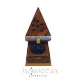 Royal Handmade Incense burner, High Quality Hand craved Moroccan Thuya Wood incense burner,  - مبخرة ملكية مصنوعة يدويًا، مبخرة من خشب التويا المغربي عالي الجودة