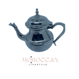 Moroccan Teapot Silver Hand Carved In Fes Morocco - إبريق شاي مغربي فضي محفور يدويا في فاس المغرب